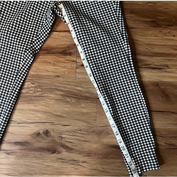 Old Navy Black White Stevie Pull On Stretchy Pants Star Checkered Print Small - Picture 7 of 11